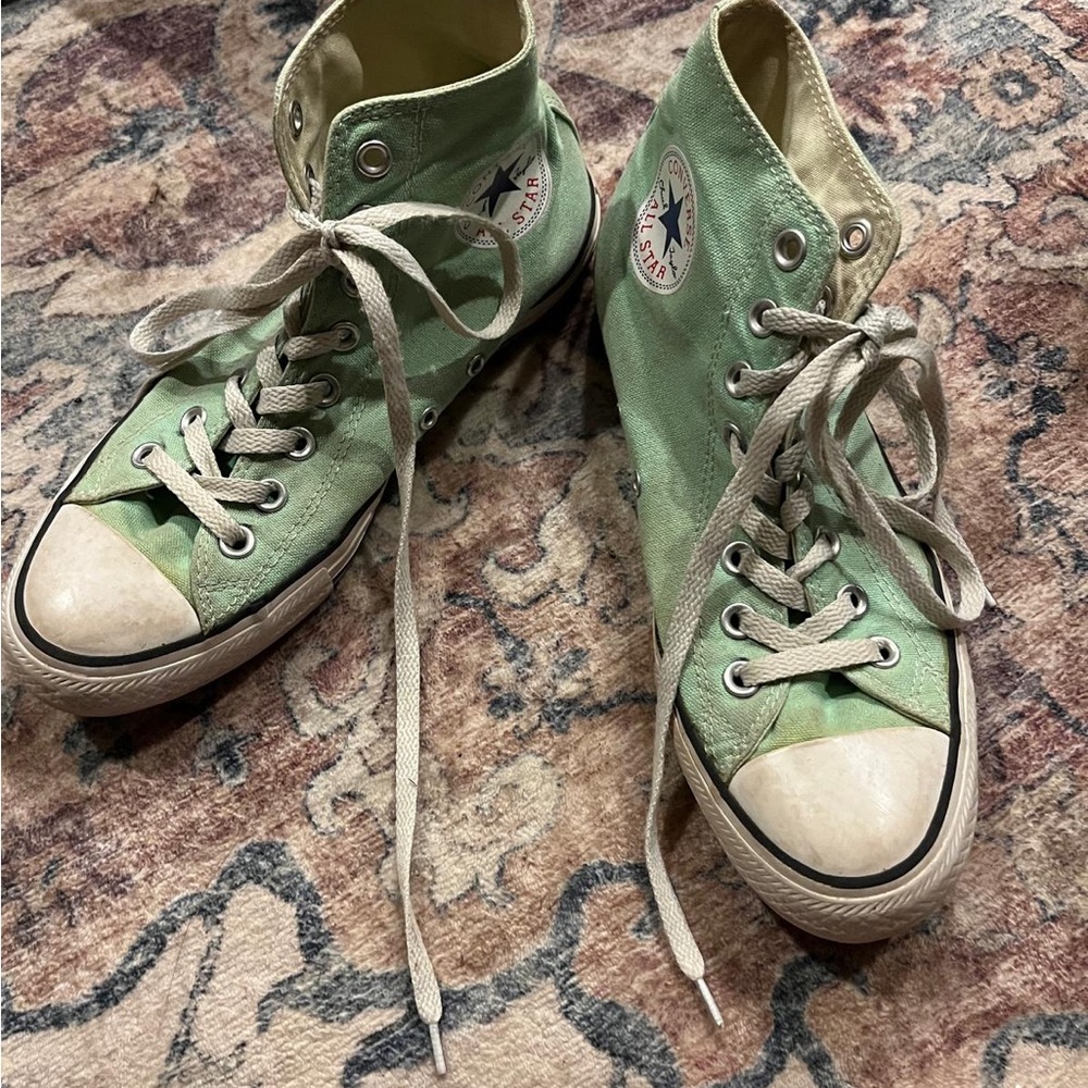 Converse Classic High-Tops in Light Green